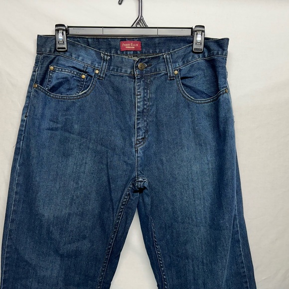 Men’s Perry Ellis Premium Denim Jeans - Size‎ 34x30 - Dark Wash 100% Cotton - Picture 8 of 12